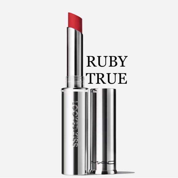 MAC Cosmetics Other - MAC LOCKED KISS 24HR LIPSTICK IN
“RUBY TRUE”